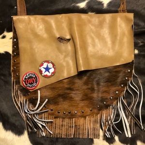 Oversized gypsy style purse